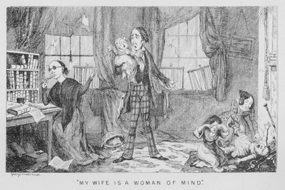 Mia moglie è una donna di mente? da George Cruikshank