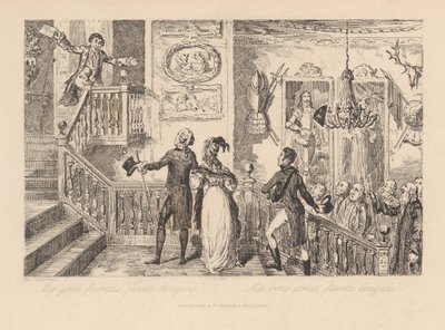 Miei buoni amici, «favete linguis» da George Cruikshank