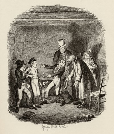 La ricezione di Oliver da parte di Fagin e dei ragazzi, da 