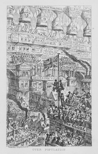 Sovrappopolazione da George Cruikshank