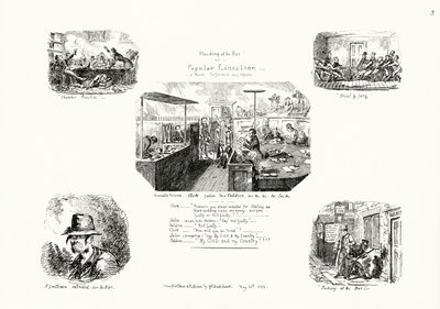 Supplica al Bar, o Educazione Popolare da George Cruikshank