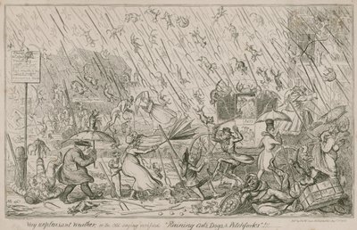 Piovono gatti, cani e forconi da George Cruikshank
