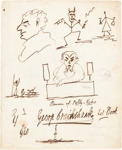 Schizzi Satirici da George Cruikshank