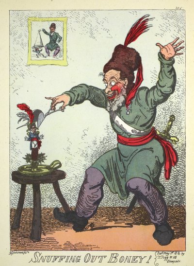 Spegnere Boney, pub. da Thomas Tegg da George Cruikshank