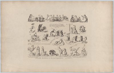 Alcune delle buffonate della Grande Esposizione, 1851 da George Cruikshank