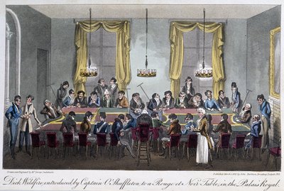 Tavolo da gioco al Palais Royal - in “Life in Paris” da George Cruikshank