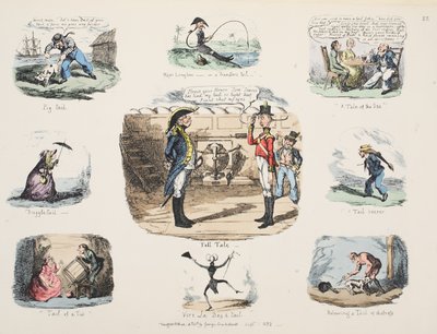 Il Raccontatore, pub. 1832 da George Cruikshank