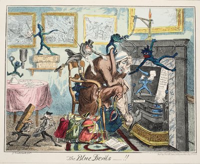 I Diavoli Blu, pub. 1835 da George Cruikshank