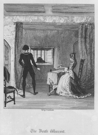 Il Mandato di Morte (incisione) da George Cruikshank