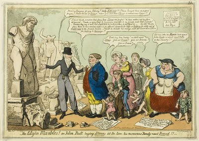 I marmi di Elgin! da George Cruikshank