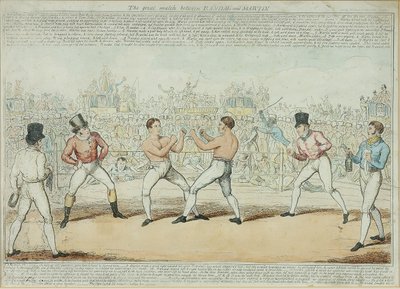 Il grande incontro tra Randall e Martin da George Cruikshank