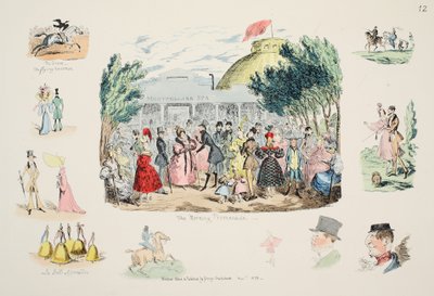 La Passeggiata del Mattino, pub. 1833 da George Cruikshank