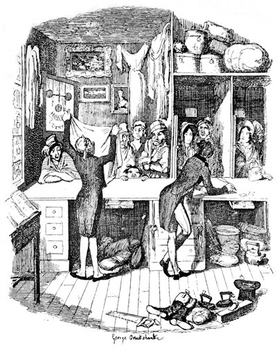 Il negozio del banco dei pegni, c. 1900 da George Cruikshank