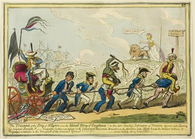 Il trionfo del Dey di Algeri sulla gloria navale dell