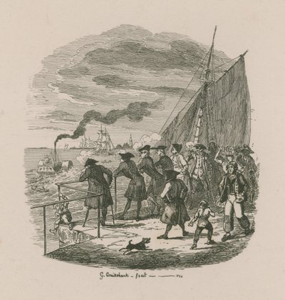 La passeggiata, Ospedale di Greenwich da George Cruikshank