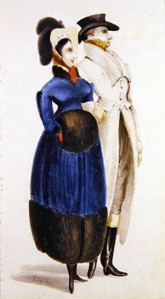 Mode invernali da George Cruikshank