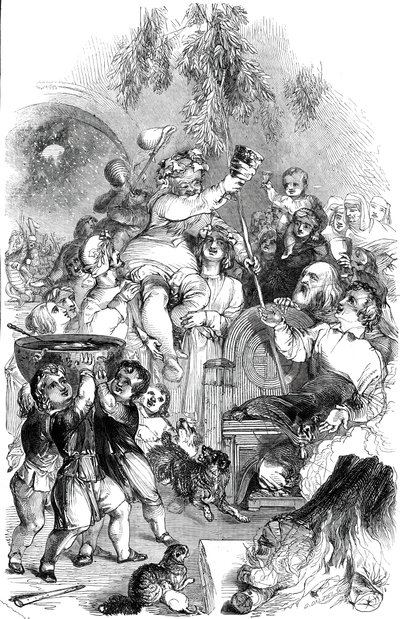 Portare il Natale - disegnato da William Harvey da George Dalziel
