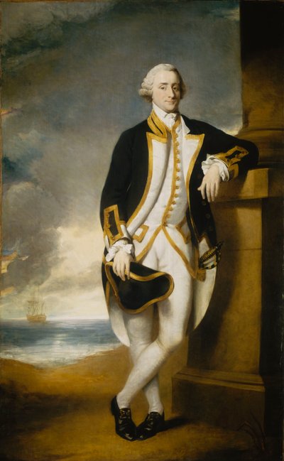 Capitano Hugh Palliser (1723-1796), c.1775 da George Dance