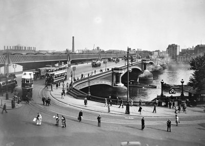 Ponte di Blackfriars e centrale elettrica di Bankside, Londra da George Davison Reid