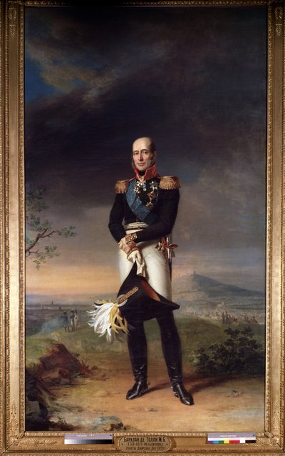 Ritratto del maresciallo Mikhail Bogdanovitch Barclay de Tolly da George Dawe