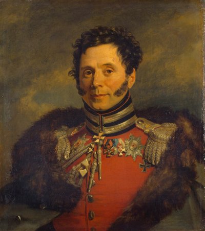Ritratto del Generale Nikolai Ivanovich Depreradovich 1767-1843, prima del 1825 da George Dawe