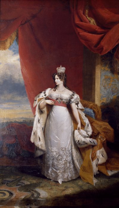 Ritratto della Zarina Alexandra Feodorovna di Russia da George Dawe