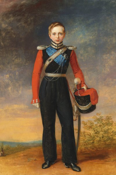 Ritratto del principe ereditario Alessandro Nikolaevič 1818-1881 da George Dawe