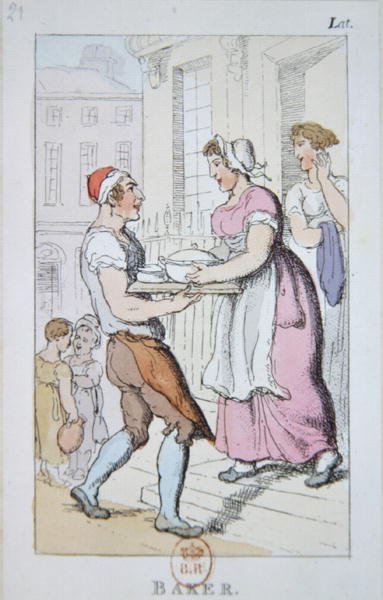Un fornaio da George Derville Rowlandson