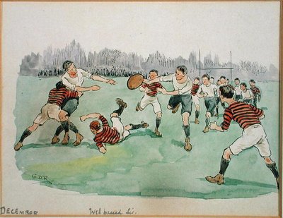 Il mese di dicembre: Rugby da George Derville Rowlandson