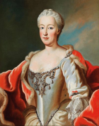 Duchessa Maria Anna Josepha di Baviera, Margravia di Baden-Baden da George Desmarées