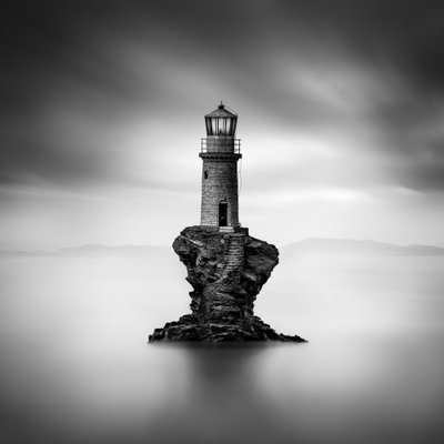 Faro di Solitary Rock da George Digalakis
