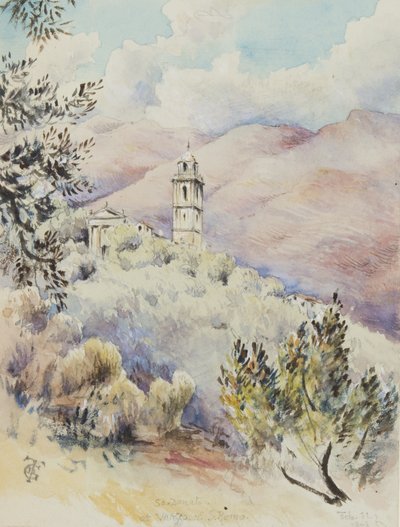 Chiesa di San Donato, Varezzo, vicino a San Remo da George Douglas Tinling