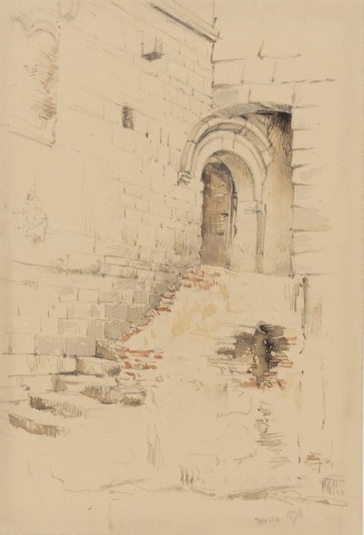 In un cortile adiacente a S. Siro, San Remo da George Douglas Tinling