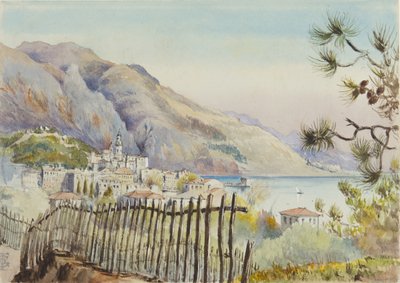 Mentone, guardando a est, 5 marzo 1878 da George Douglas Tinling