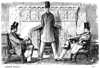 Allarmante scarsità, 1874 da George du Maurier