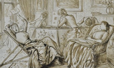 Noia, c.1880-90 da George du Maurier
