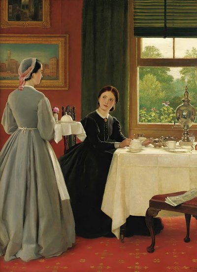 Tè del pomeriggio, 1865 da George Dunlop Leslie