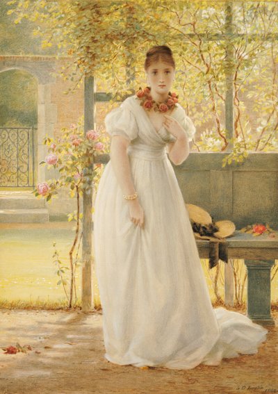 Nel giardino murato, 1869 da George Dunlop Leslie