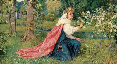Matilda - Dante, Purgatorio, Canto 28 da George Dunlop Leslie
