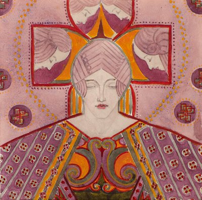 Studio [per pannello decorativo], c.1898-1901 da George Dutch Davidson