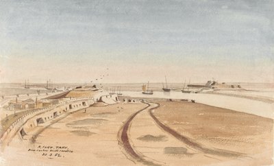 Fort Taku dal centro sud cavalier, 30.3.62 da George E.L.S. Sanford