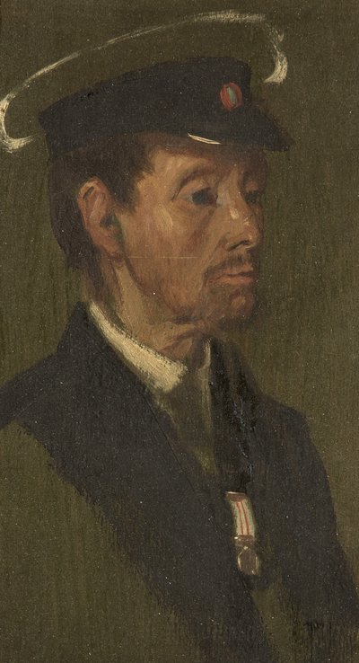 Ritratto di H. Fitzpatrick, 97°, c.1920 da George Edmund Butler