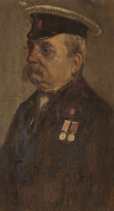 Ritratto di S. Vowles, 60°, c.1920 da George Edmund Butler