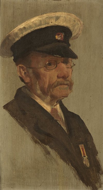 Ritratto di T. S. Brooks, R.M.L.I., c. 1920 da George Edmund Butler