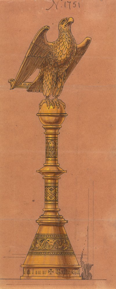 Progetti eseguiti per Jones e Willis, lavoratori in metallo e legno e produttori di mobili per chiese di Birmingham e Londra da George Edmund Street