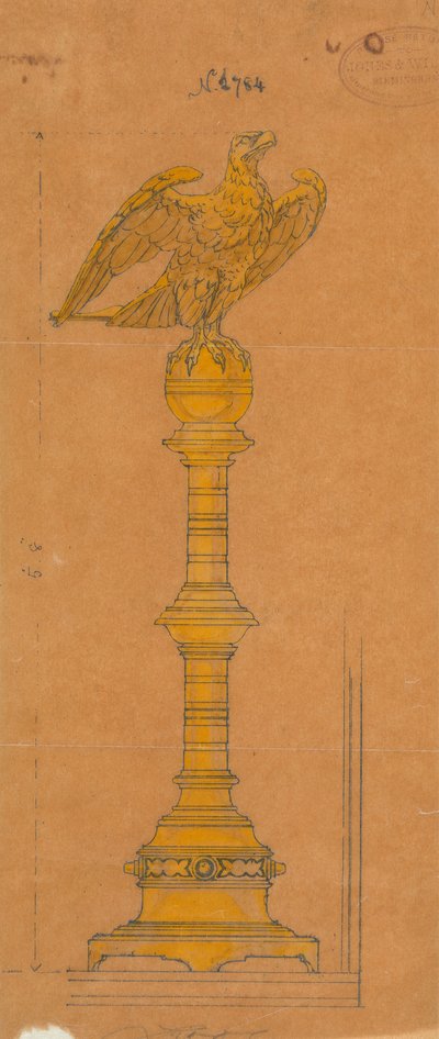 Progetti eseguiti per Jones e Willis, lavoratori in metallo e legno e produttori di mobili per chiese di Birmingham e Londra da George Edmund Street