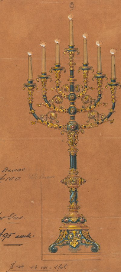 Designs executed for Jones and Willis, metal and wood-workers and church furniture manufacturers of Birmingham and London da George Edmund Street