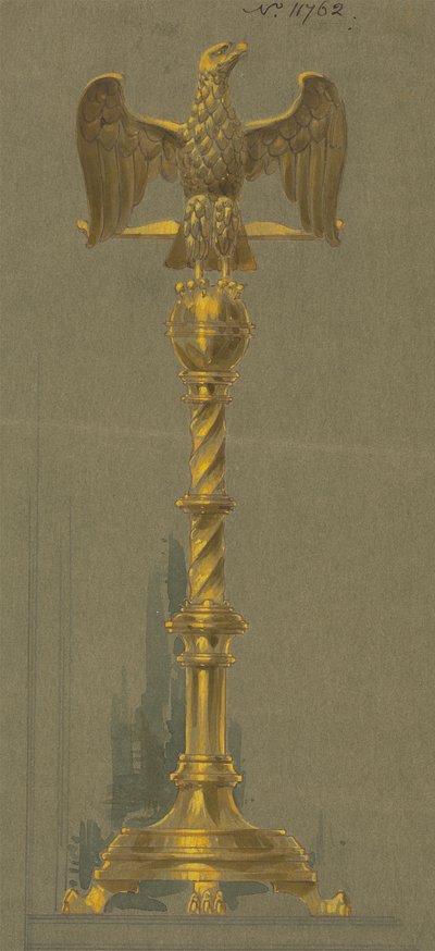 Progetti eseguiti per Jones e Willis, lavoratori in metallo e legno e produttori di mobili per chiese di Birmingham e Londra da George Edmund Street