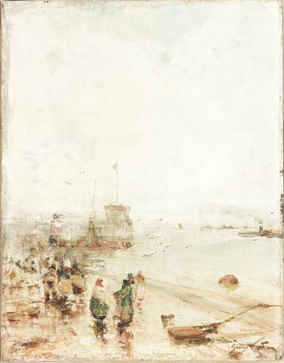 Molo dei pescatori di North Shields da George Edward Horton