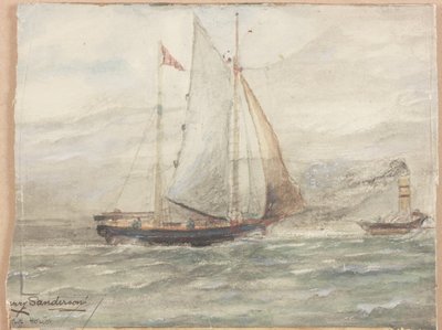 Barca a vela da George Edward Horton